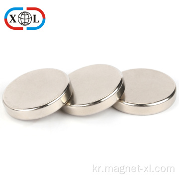 강한 도매 Nickle Finish Disc Neodymium Magnet